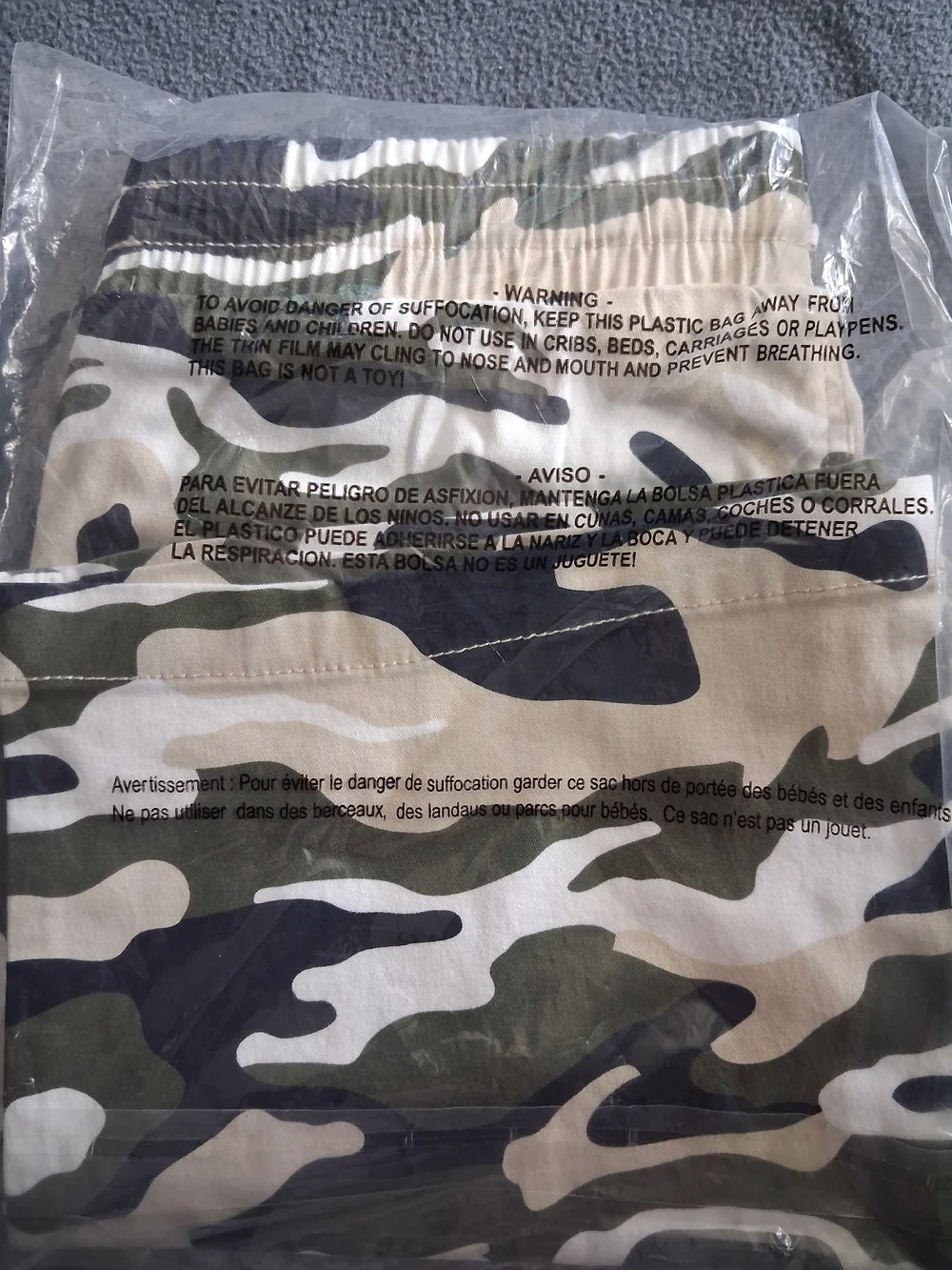 Tommy Hilfiger Boys Dusty Olive Camo Cargo Shorts
